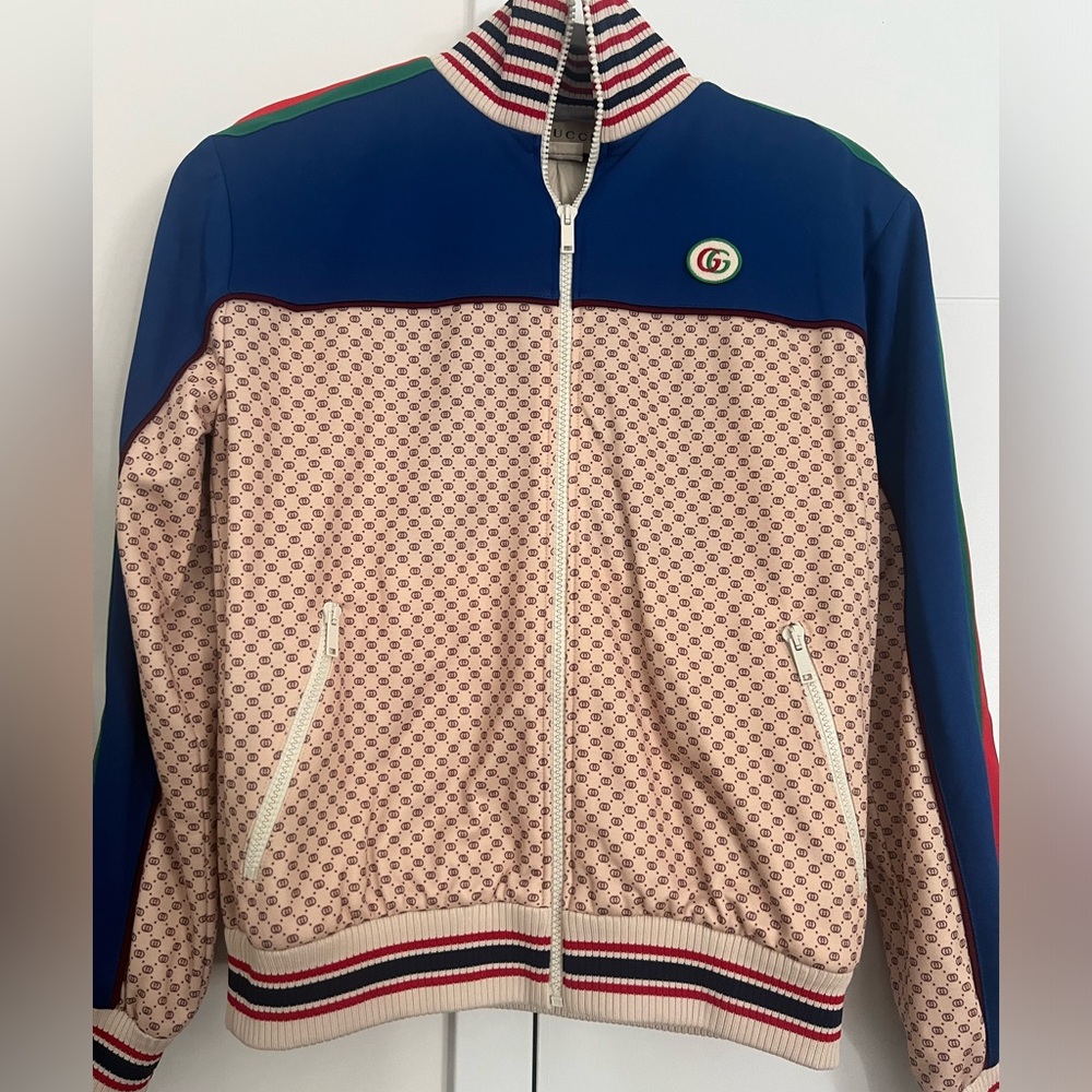 Brand New Gucci Technical Jersey Jacket Zip Up Track